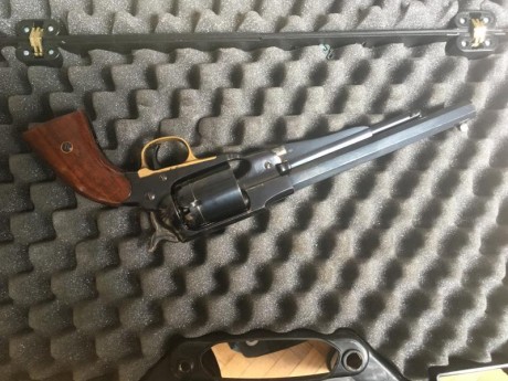 Cambio revolver remington 1858 new model army de uberti por un fusil histórico (retrocarga) en buenas 02