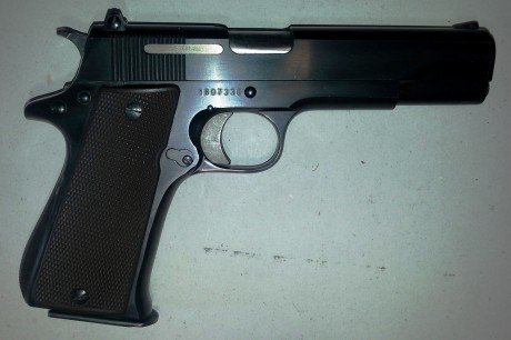 Vendo pistola Star MS 9Pb. 
La pistola esta en muy buen estado. Con dos cargadores, uno nuevo. 
Vendo 02