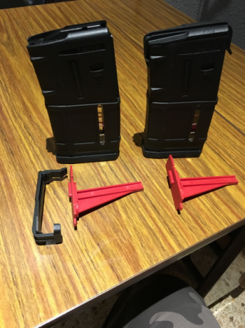 Vendo dos cargadores OBERLAND plataforma AR-10 o  Remington SR-25 , Smith Wesson MP10 ..validos para 308, 01