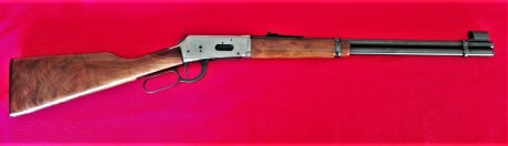 SE VENDE RIFLE DE PALANCA WINCHESTER DEL MÍTICO MODELO 94 Y CALIBRE 30-30.
SE VENDE EN PERFECTO ESTADO, 02