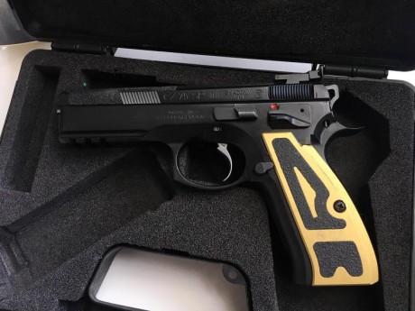 Hola, vendo cz sp-01 shadow con preparación para la modalidad de standar. la preparación se puede revertir 00