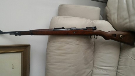 Buenas, vendo K98, en calibre original.
Estriado en muy buen estado.
Precio 775 €, mas portes. 01