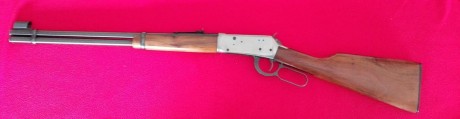 SE VENDE RIFLE DE PALANCA WINCHESTER DEL MÍTICO MODELO 94 Y CALIBRE 30-30.
SE VENDE EN PERFECTO ESTADO, 22