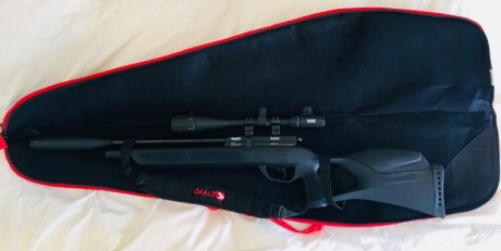 Por no disponer de tiempo ni lugar para su uso, se vende estupenda carabina Gamo Chacal PCP .22 prácticamente 02
