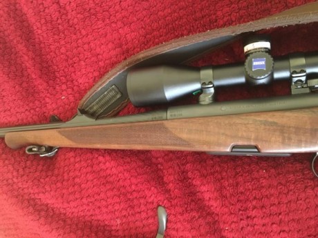 Se venden monturas  completas originales  giratorias mannlincher, no varia el tiro al quitar y poner el 00