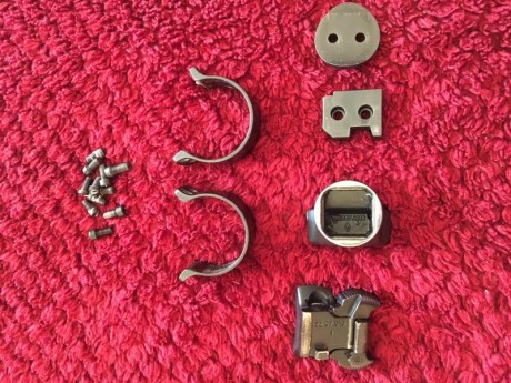 Se venden monturas  completas originales  giratorias mannlincher, no varia el tiro al quitar y poner el 10