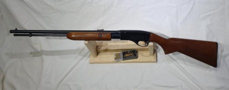 Vendo esta preciosa Remington 572 Fieldmaster cal.22 de corredera. Una carabina muy dificil de ver por 11