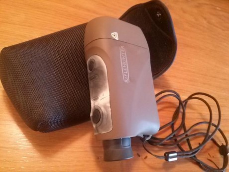   RANGO DE MEDICIÓN HASTA 500 METROS  
Sin Marcas de uso.
Cambio de tonalidad del plástico superior.
Funciona 01