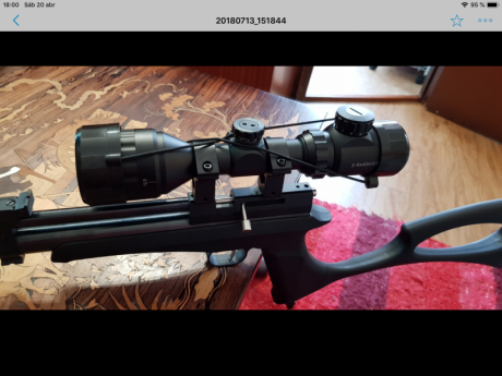 Vendo como nuevo visor de 3x9x40 con paralaje. Tiene reticula fina con mildots. Es compacto y corto. Trae 01