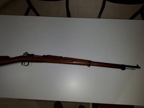 Hola, vendo Carl Gustav (6,5x55) con todos los numeros coincidentes, de principios de 1900, esta como 01
