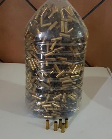 Se vende 1000 vainas del calibre 38 spl, de un solo disparo y punto de mira recto, nuevo a estrenar para 00
