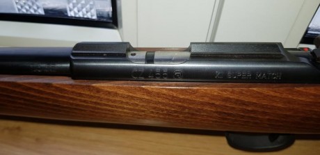 ES UNA CARABINA DEL 22 LR, CON CAÑON DE 12 ESTRIAS PARA CENTRAR MEJOR EL PROYECTIL, DE CERROJO CON CARGADOR 31