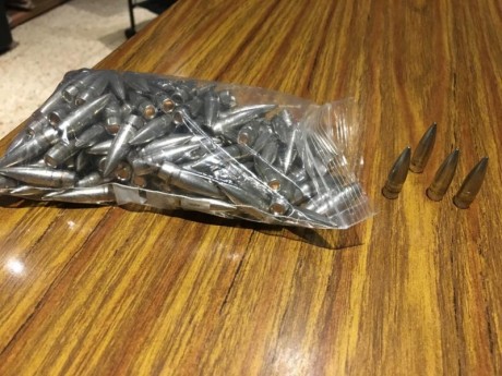 Vendo 500 puntas 308 w procedentes de excedentes militares alemanes MEN DM111A2, balistica impresionante, 01