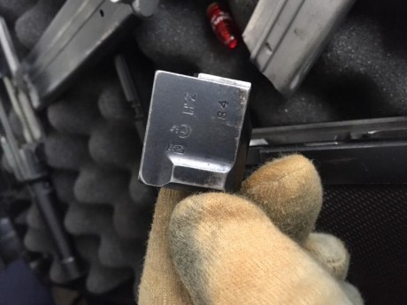 Se vende Luger de 1914 en excelente estado, pavón original, numeraciones coincidentes excepto: cargador, 11