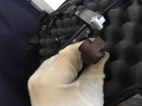 Se vende Luger de 1914 en excelente estado, pavón original, numeraciones coincidentes excepto: cargador, 20