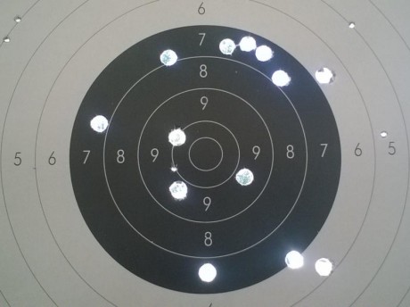 He estado tirando hoy con el pursuit xlt de ardesa del calibre .50  de 28" de cañon, un arma creada 00