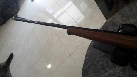 Perfecto de madera,pavón y mecanismos.Se cambia por rifle en calibre inferior o superior e igual estado.Aunque 10