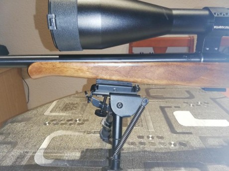 vendo carabina cz 455 luxe 2 cal 22lr, practicamente nueva, con bipode incorporado.
Monta visor visionking 11