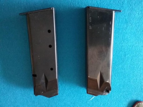 Vendo 2 cargadores de la marca Llama del calibre 45 ACP con una capacidad de 13 cartuchos.
Los dos 55 00