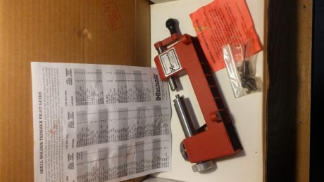 Vendo recortadora Hornady de vainas (Nueva) con sus pilots.
Precio  50€       (Envío aparte)
Está en Alicante 00