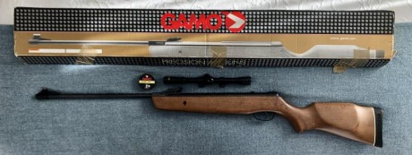 Hola,

Vendo Gamo Magnum 3000 calibre 4,5 y visor Gamo 4x20.
En su caja original.
Peso 3kg.
Velocidad 02