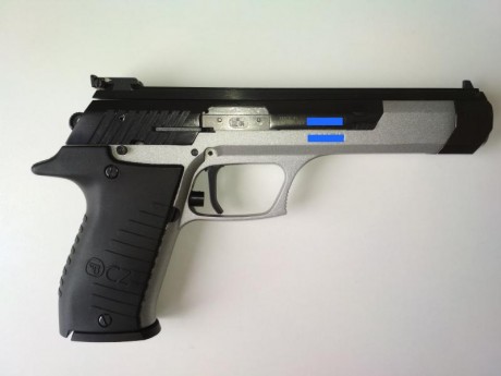 Cambio dos pistolas.
Una es un CZ 122 Sport cal.22lr y la otra es una 
TAURUS PT 99 AFS Stainless.
Ambas 00