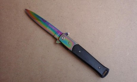 Vendo  Navaja de la serie Rainbow de Albainox , de apertura asistida.

 Rainbow_1.jpg 

 Rainbow_2.jpg 01