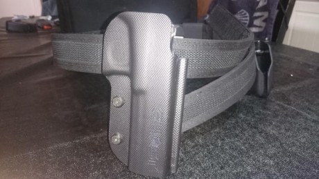 Arma usada en una sola tirada después de realizar el curso i.p.s.c. Vendo por dejar modalidad. 
El equipo 00