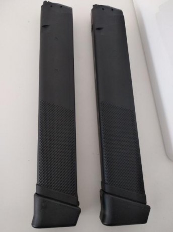 Se ponen en venta 2 cargadores en perfecto estado de la marca coreana KCI para cualquier GLOCK de 9 mm 01