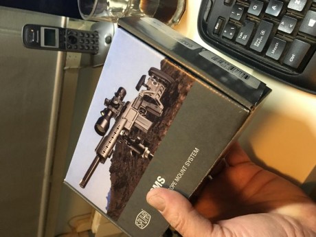  montura SPUHR SP-3002 , diametro 30 mm , altura desde el centro del visor 38 mm. Nivel de burbuja incorporado 10