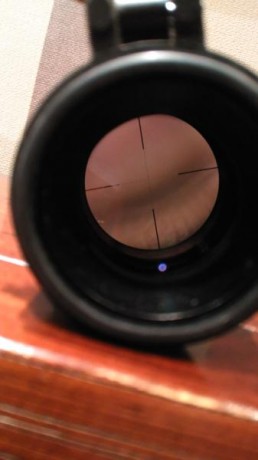 Mira de 4-12x44. Reticula mildot, iluminada. Tubo de 30mm, la reticula es muy fina. 
Ajuste paralelaje 00