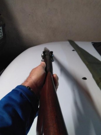 pongo a la venta rifle combinado 2 cañones disparadores de perillos calibre escopeta calibre 16 y calibre 01