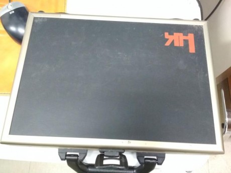 Vendo mi HK USP EXPERT de 9mm parabellum adquirida y utilizada en una sola competición. Se incluyen dos 22