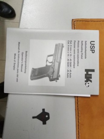 Vendo mi HK USP EXPERT de 9mm parabellum adquirida y utilizada en una sola competición. Se incluyen dos 21
