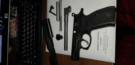  VENDIDA CZ SPORT II: El arma de 9 MM parabellum, es una preparación que realiza el armero Oschatz en 62
