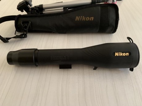 Se vende telescopio catalejo Nikon spotter club XL 16-47x60, es el modelo antiguo de óptica japonesa y 01