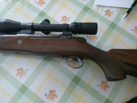 Vendo rifle de cerrojo marca Sako en calibre 30-06. Modelo L61r, tiene sus años pero funciona perfectamente. 12