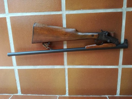 Vendo antigua escopeta hispano inglesa  cal 16. 60 €. Está en Teruel. 02