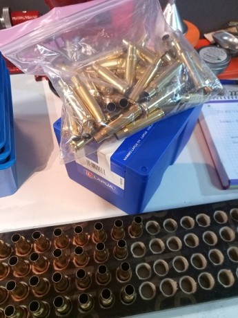 Vendo:
 Vainas Lapua 308 W un solo disparo 200 UD.   VENDIDAS 

Precio 25€ las 100. portes aparte.

Vainas 02