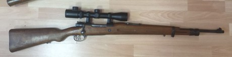 Vendo VZ-24 recamarado al 22lr, partiendo de la base de un vz-24, con culata de mauser coruña, cañón integrado, 00