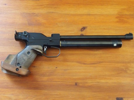 Se trata de la pistola neumática que ha mantenido el récord mundial durante 20 años 1983-2002 con una 01