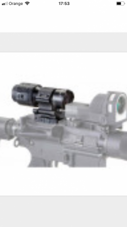 Magnificador SIGHTMARK 5 aumentos, con montura abatible 90 grados ..... 100 euros , gastos de envío incluidos. 02