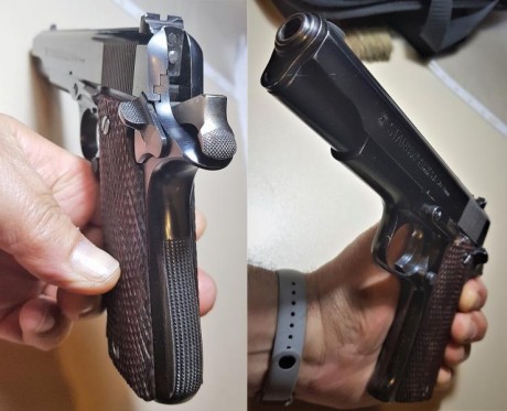 Vendo esta emblemática pistola militar española. Va acompañada de la caja/estuche de la foto, dos cargadores 51