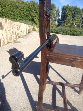 vendonesta weihrauch HW80 en 5.5 con el cañon largo de serie.
Tiene ligeras marcas de uso en la culata 111