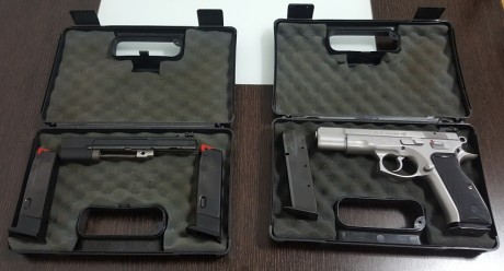  ***VENDIDA*** 



Vendo pistola CZ 75 B, de 9mm., de acero inoxidable mate, rabera de cola de Castor 00