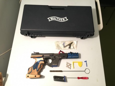 Marca: Walther
Modelo: GSP Expert 
Calibre: 22LR
Provincia donde se encuentra: Guipúzcoa
Condiciones estéticas 01