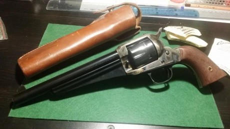 Con cinco (5) disparos hechos con nitro, nunca polvora negra. Esta guiado en AE pero tiene los certificados 01