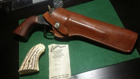 Con cinco (5) disparos hechos con nitro, nunca polvora negra. Esta guiado en AE pero tiene los certificados 00