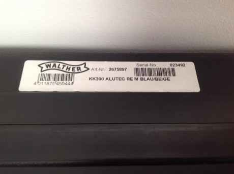 Vendo carabina Walther lg300 con su maletín original, con las herramientas, manuales y blanco de pruebas, 12