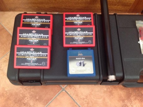 Vendo carabina Walther lg300 con su maletín original, con las herramientas, manuales y blanco de pruebas, 10